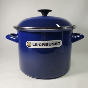 Le Creuset Stock Pot 12 Qt Blue Like New